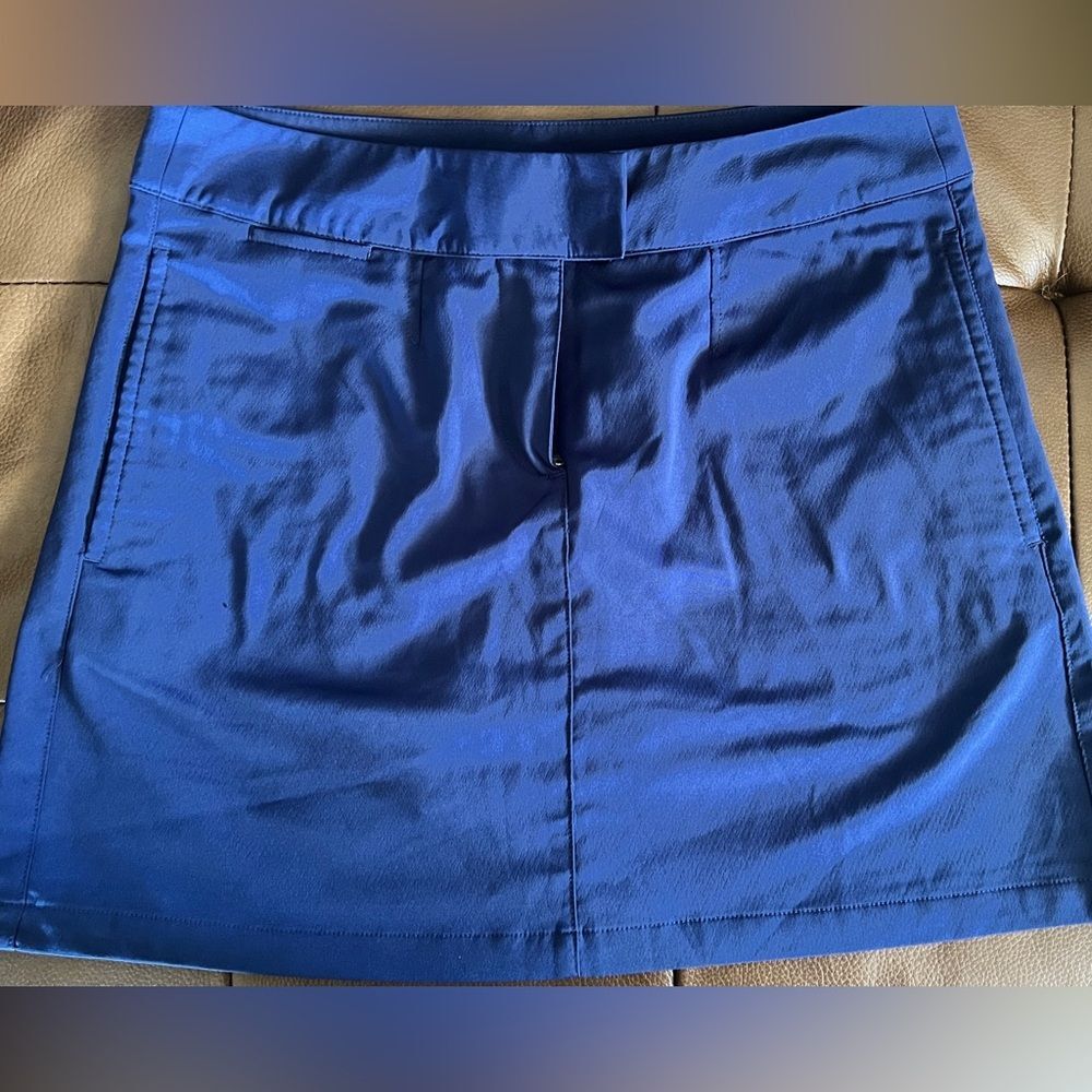 NWOT Puma Golf Skirt Navy Blue Liner Shorts Size 6